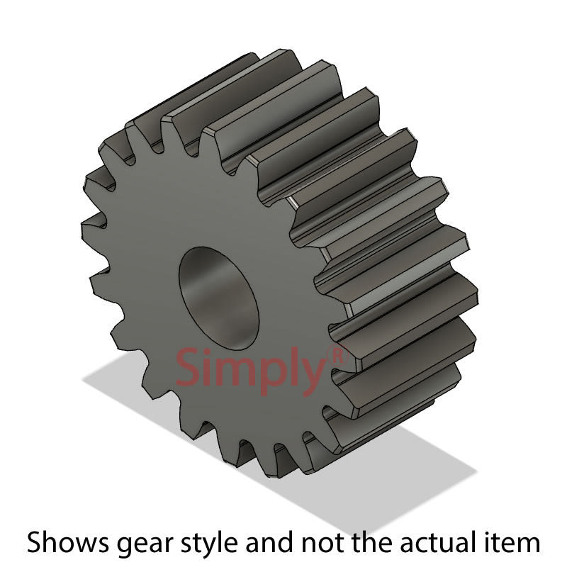 SS50/75A-30 Metric EN8 Spur Gear 75 Tooth 5 Mod Pilot Bored 30mm (H8)
