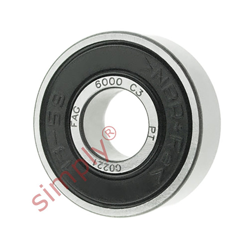 FAG 60002RSRC3 Rubber Sealed Deep Groove Ball Bearing 10x26x8mm