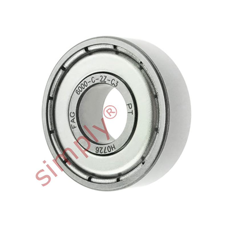 FAG 60002ZC3 Metal Shielded Deep Groove Ball Bearing 10x26x8mm