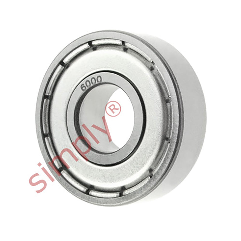 6000ZZC3 Budget Metal Shielded Deep Groove Ball Bearing 10x26x8mm