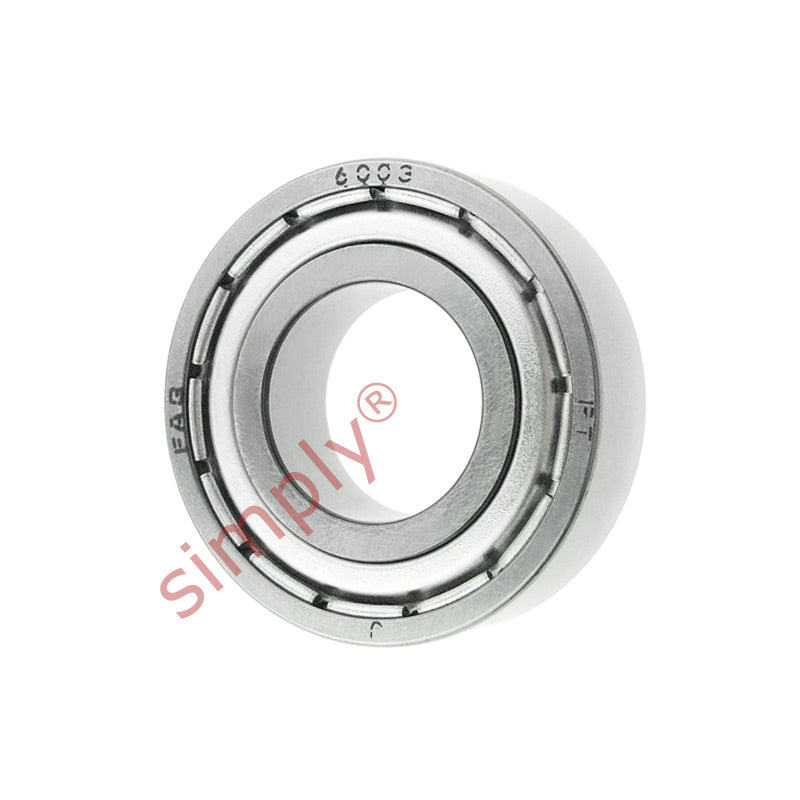 FAG 60032ZC3 Metal Shielded Deep Groove Ball Bearing 17x35x10mm