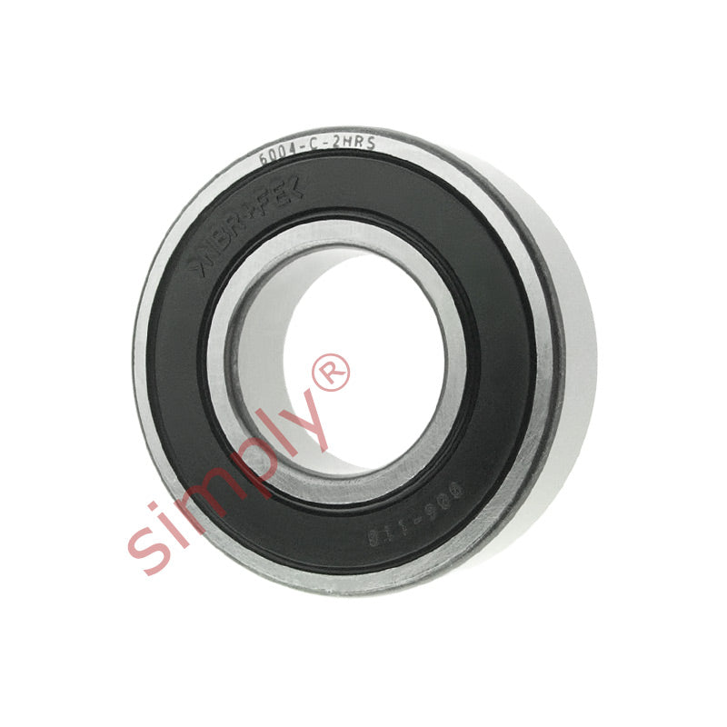 60042RS Budget Rubber Sealed Deep Groove Ball Bearing 20x42x12mm