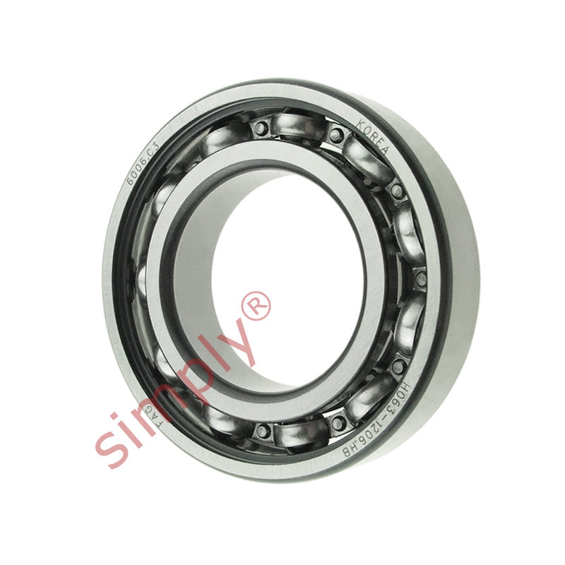 FAG 6006C3 Open Deep Groove Ball Bearing 30x55x13mm