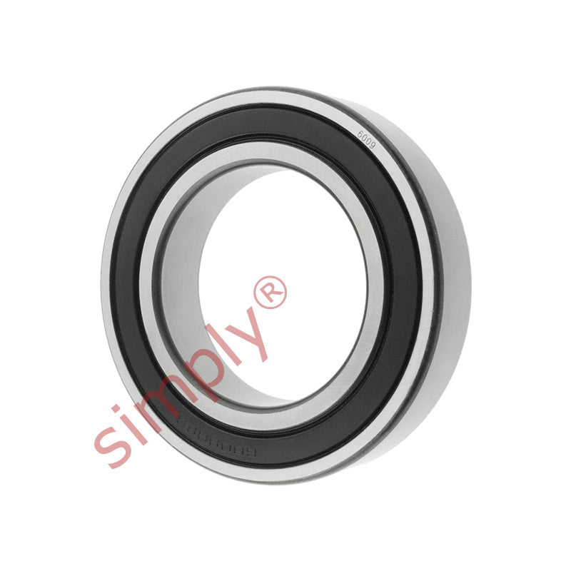 60092RS Budget Rubber Sealed Deep Groove Ball Bearing 45x75x16mm