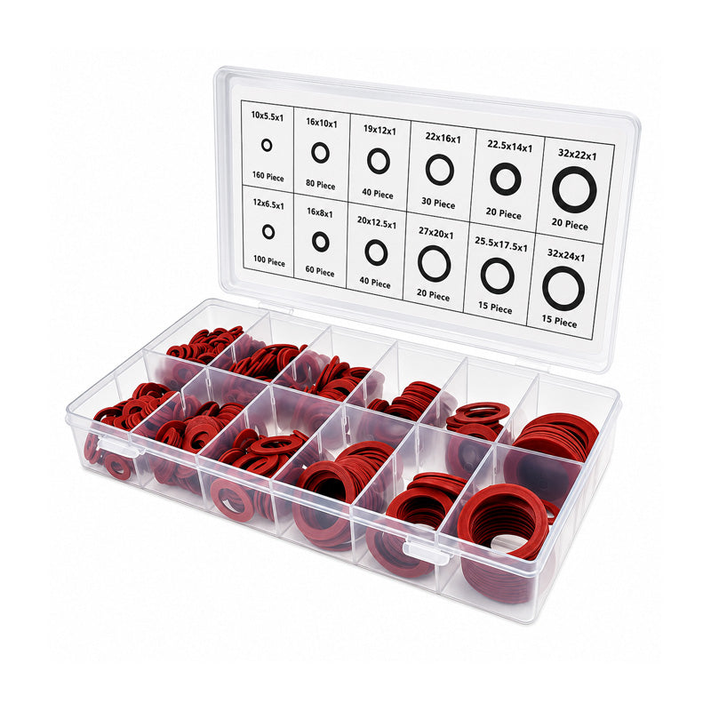 600 Piece Fibre Washer Assorted Box 