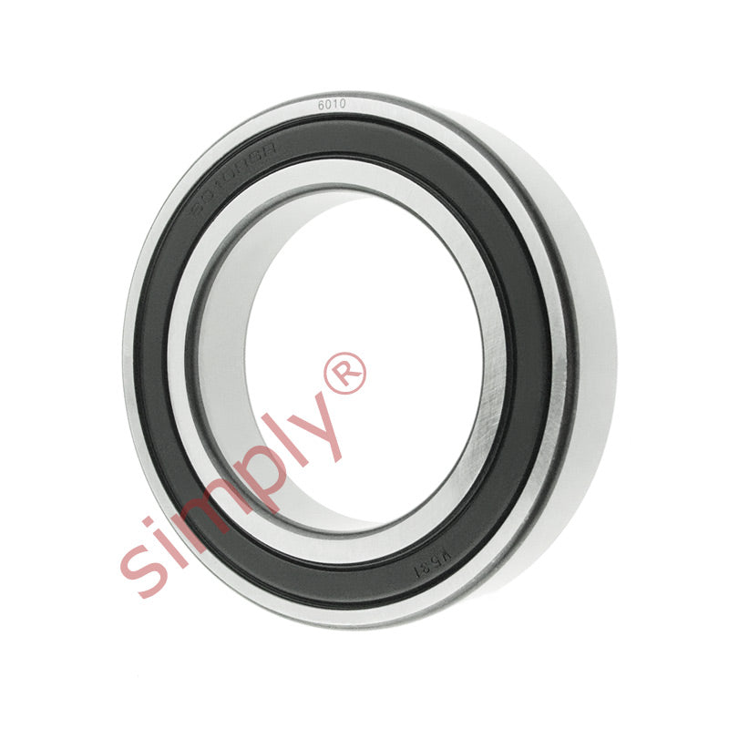 60102RSC3 Budget Rubber Sealed Deep Groove Ball Bearing 50x80x16mm