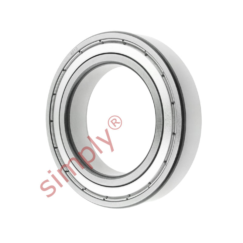 6010ZZC3 Budget Metal Shielded Deep Groove Ball Bearing 50x80x16mm