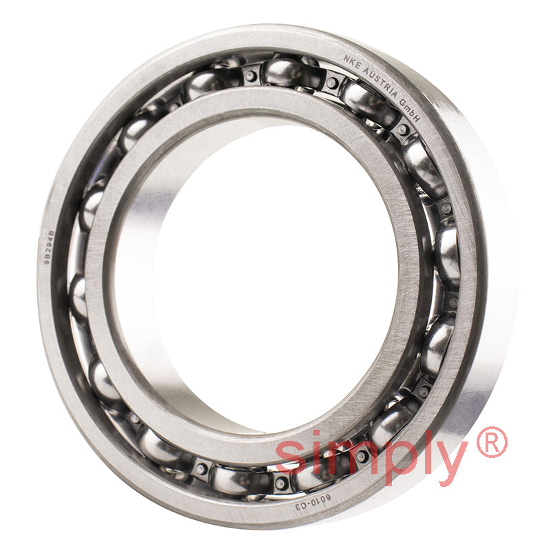 NKE 6010C3 Open Deep Groove Ball Bearing 50x80x16mm
