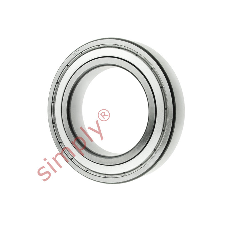 6011ZZ Budget Metal Shielded Deep Groove Ball Bearing 55x90x18mm