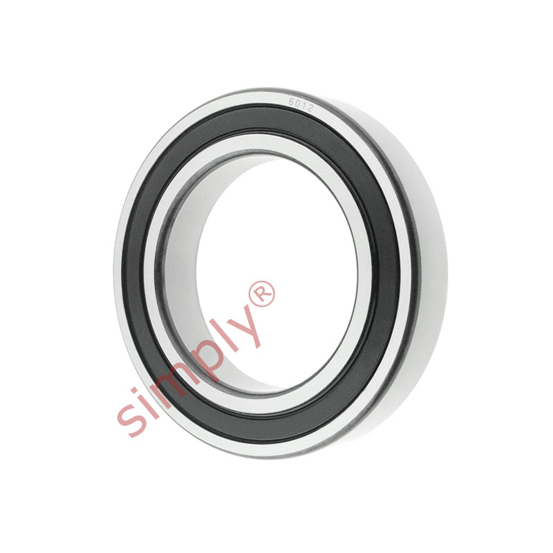 60122RS Budget Rubber Sealed Deep Groove Ball Bearing 60x95x18mm