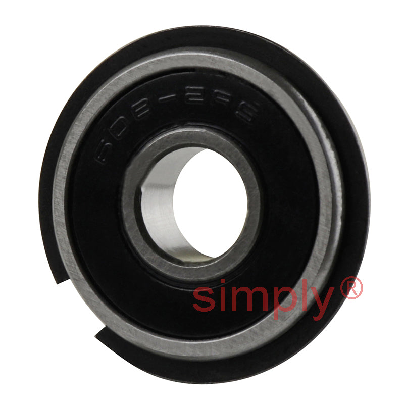 6082RSNR Budget Rubber Sealed Deep Groove Ball Bearing with Snap Ring 8x22x7mm 