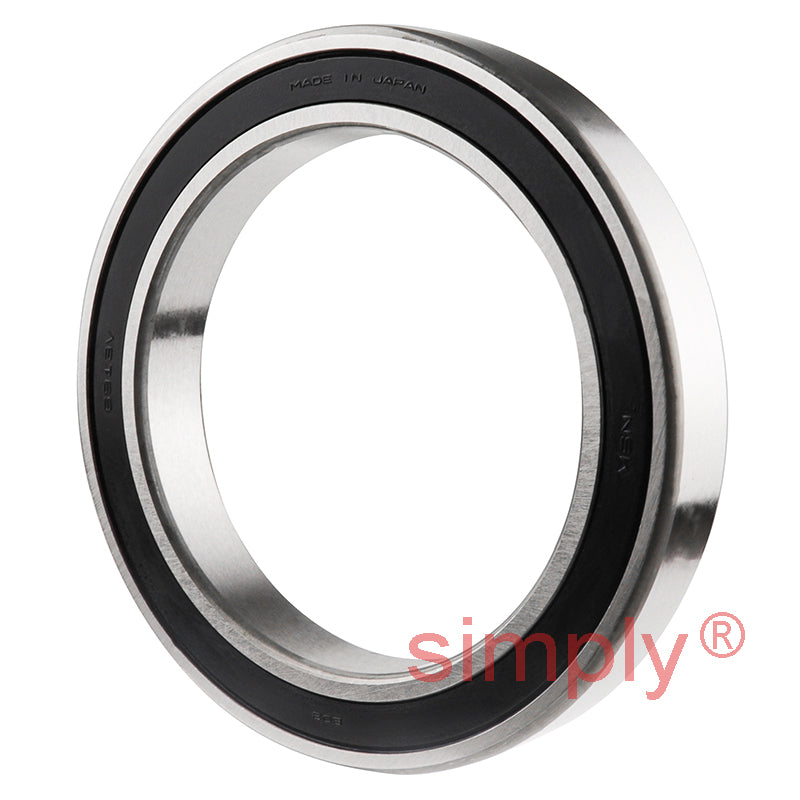 Major Brand 619132RZ Thin Section Deep Groove Ball Bearing with Two Low Friction Rubber Seals 65x90x13mm