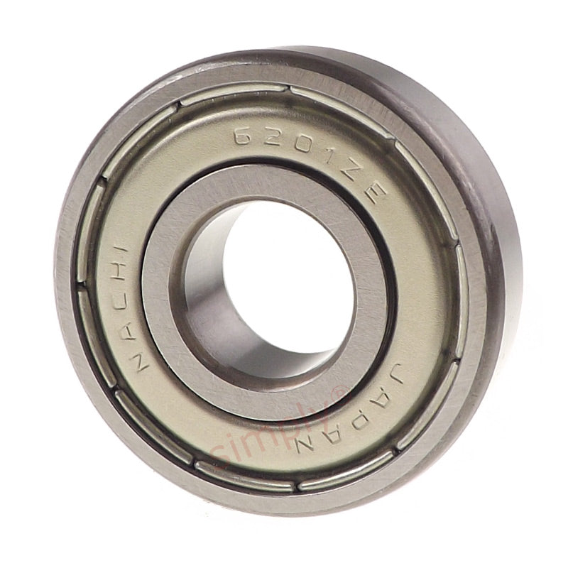 NACHI 6201ZZE Metal Shielded Deep Groove Ball Bearing 12x32x10mm