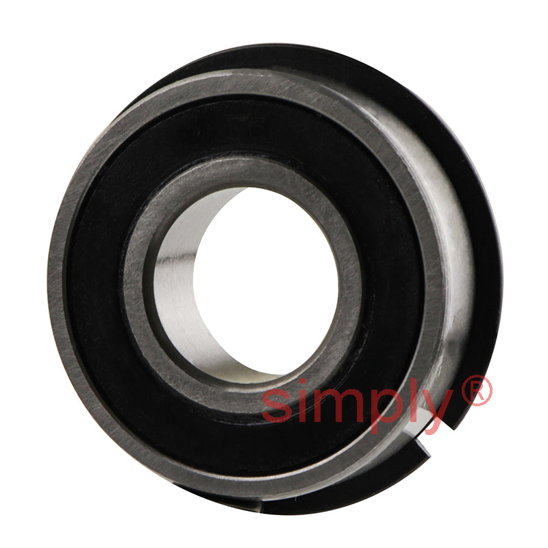 6202-5/8-2RSNR Budget Rubber Sealed Deep Groove Ball Bearing with Snap Ring with Special Bore 7.93x35x11mm
