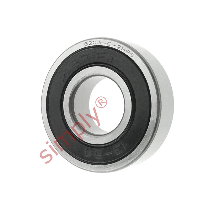 62032RSC3 Budget Rubber Sealed Deep Groove Ball Bearing 17x40x12mm
