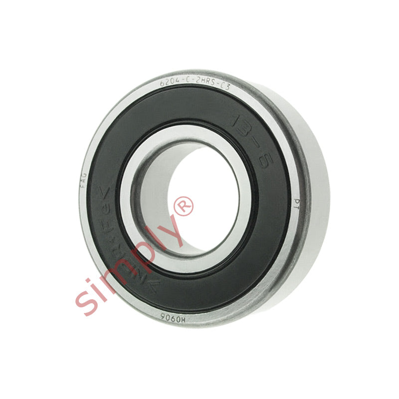 FAG 62042RSRC3 Rubber Sealed Deep Groove Ball Bearing 20x47x14mm