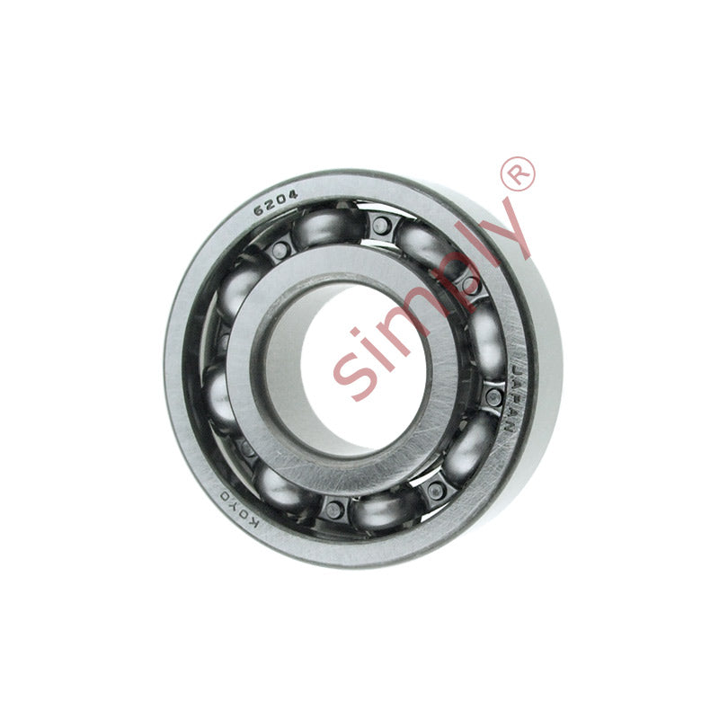 KOYO 6204 Open Deep Groove Ball Bearing 20x47x14mm