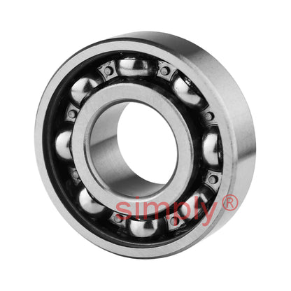 6204ZV Budget Metal Shielded and Open Deep Groove Ball Bearing with Extended Inner 20x47x15mm