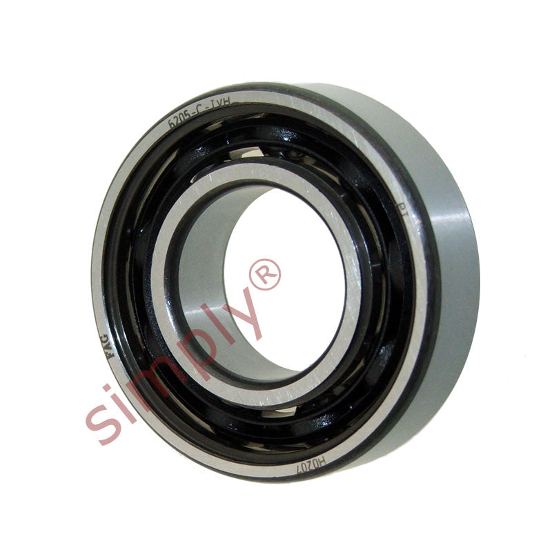FAG 6205TVH/C3 Open Deep Groove Ball Bearing 25x52x15mm