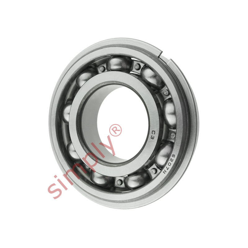 6207NRC3 Deep Groove Ball Bearing with Snap Ring 35x72x17mm
