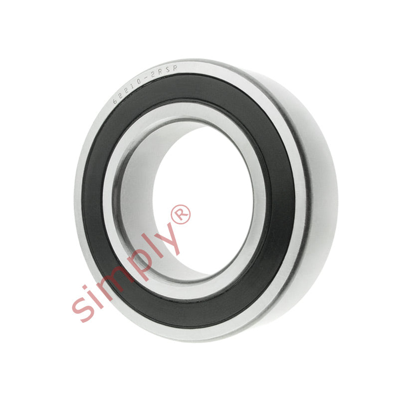 Major Brand 622102RSR Rubber Sealed Deep Groove Ball Bearing 50x90x23mm