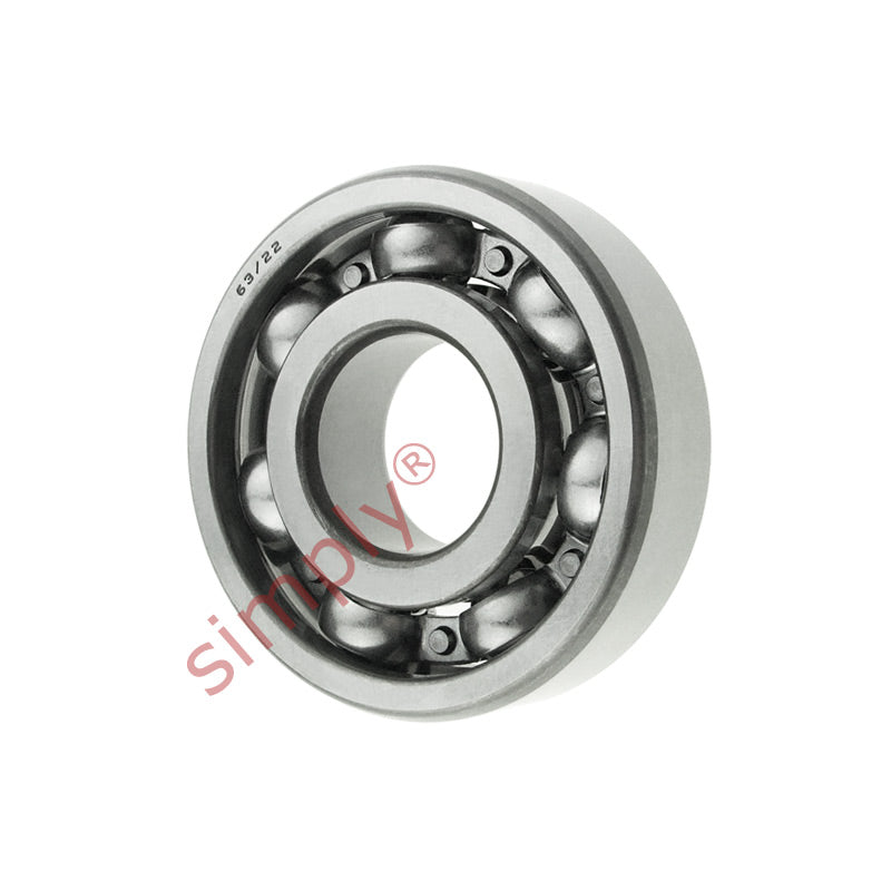 63/22 Budget Open Type Deep Groove Ball Bearing 22x56x16mm