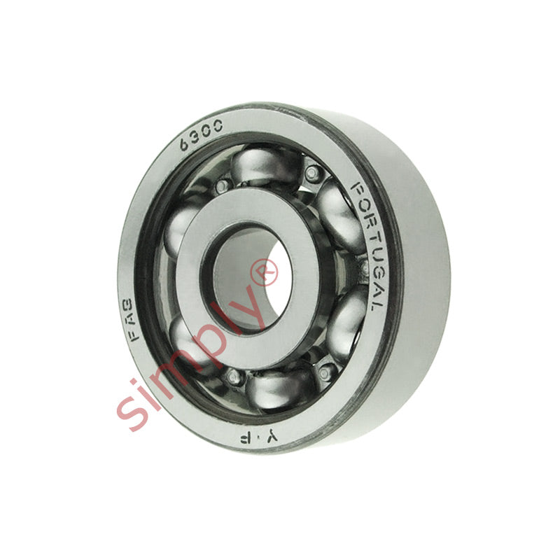 FAG 6300 Open Deep Groove Ball Bearing 10x35x11mm