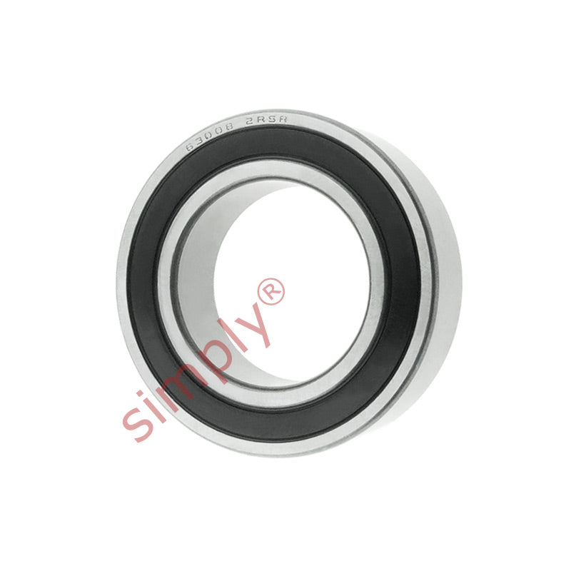 Major Brand 630082RSR Rubber Sealed Deep Groove Ball Bearing 40x68x21mm