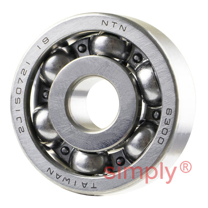 NTN 6300 Open Type Deep Groove Ball Bearing 10x35x11mm