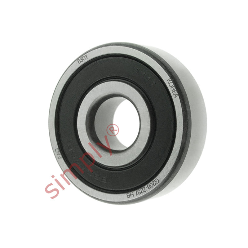 FAG 63012RSR Rubber Sealed Deep Groove Ball Bearing 12x37x12mm