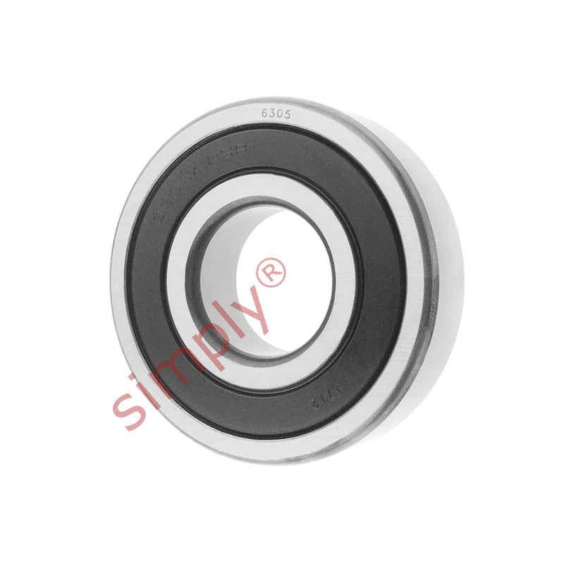 63052RSC3 Budget Rubber Sealed Deep Groove Ball Bearing 25x62x17mm