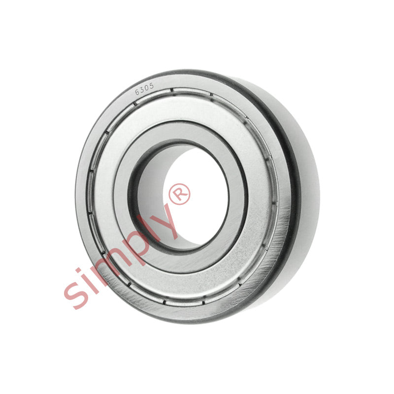 6305ZZ Budget Metal Shielded Deep Groove Ball Bearing 25x62x17mm