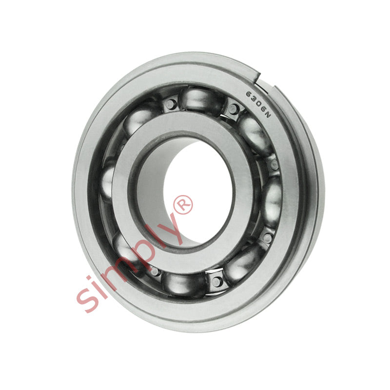 6306NR Deep Groove Ball Bearing with Snap Ring 30x72x19mm