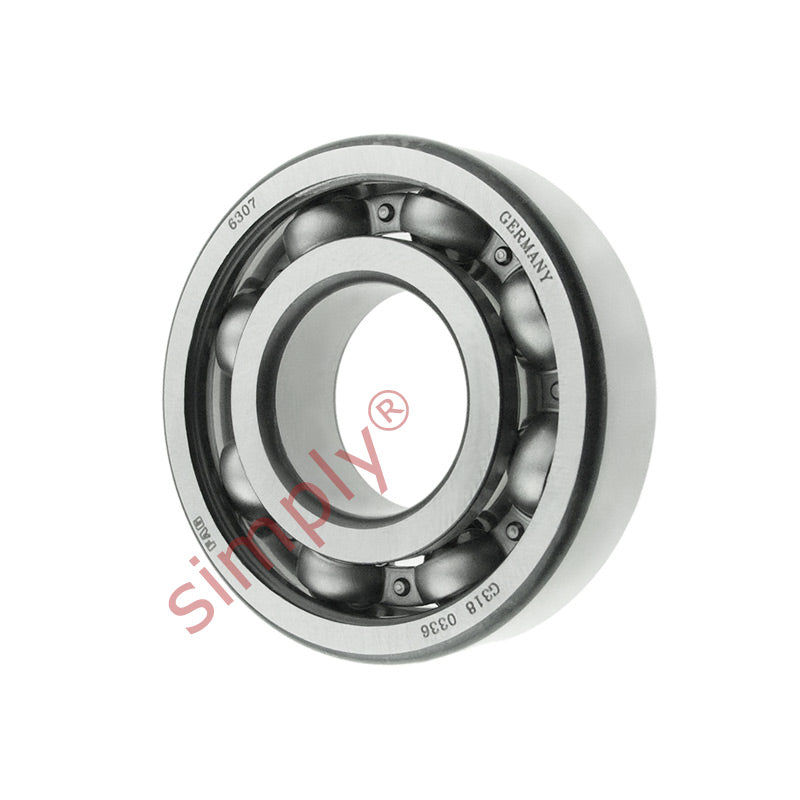FAG 6307 Open Deep Groove Ball Bearing 35x80x21mm