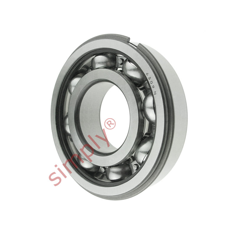 6309NR Deep Groove Ball Bearing with Snap Ring 45x100x25mm