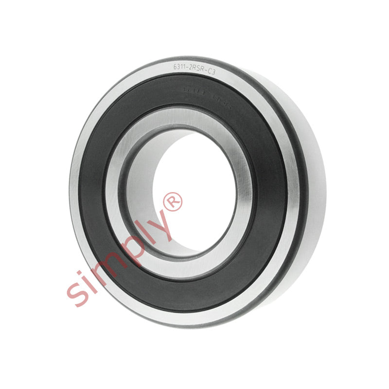FAG 63112RSRC3 Rubber Sealed Deep Groove Ball Bearing 55x120x29mm