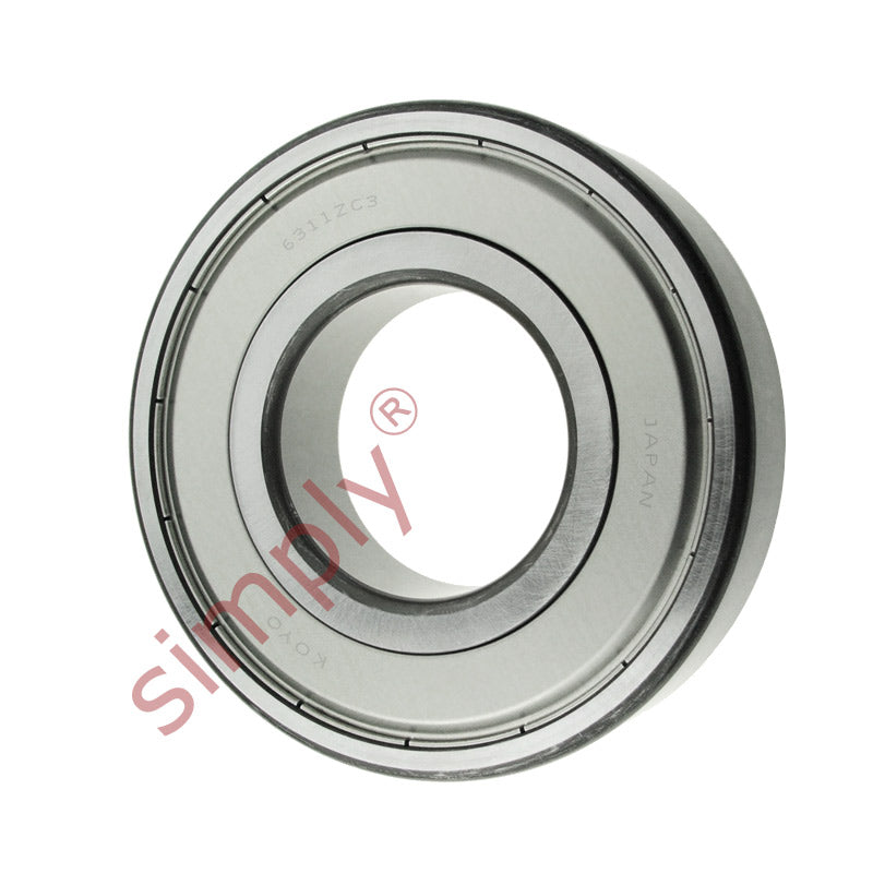 KOYO 63112ZC3 Metal Shielded Deep Groove Ball Bearing 55x120x29mm