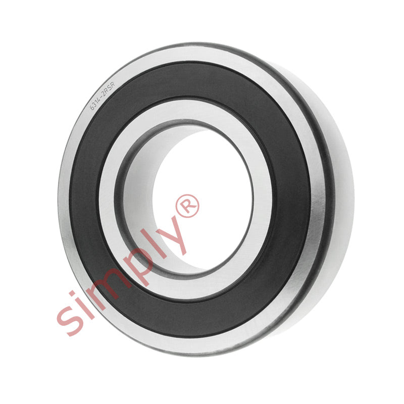 FAG 63142RSR Rubber Sealed Deep Groove Ball Bearing 70x150x35mm