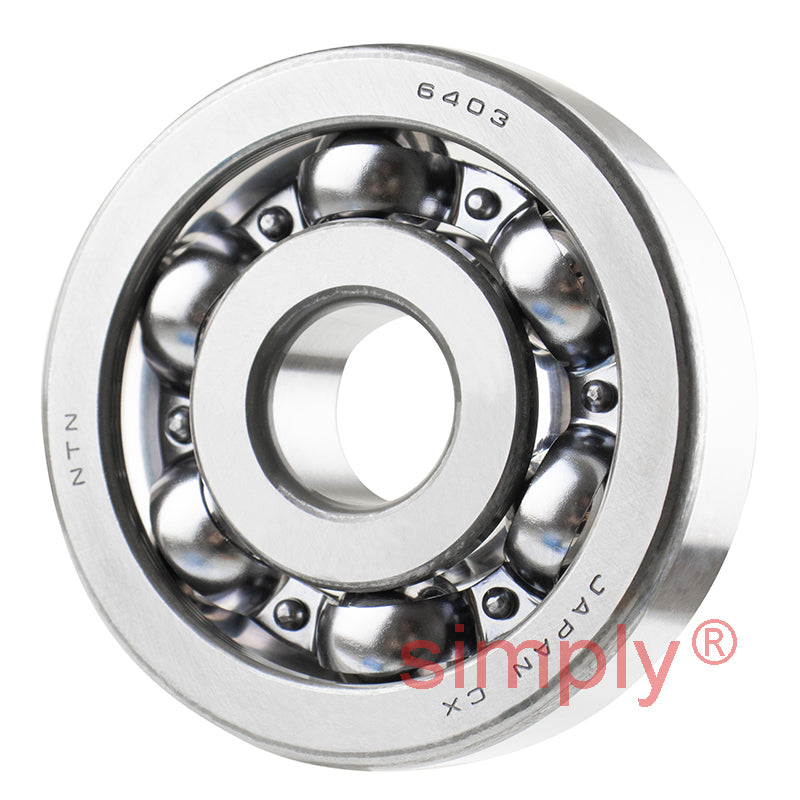 NTN 6403 Open Type Deep Groove Ball Bearing 17x62x17mm