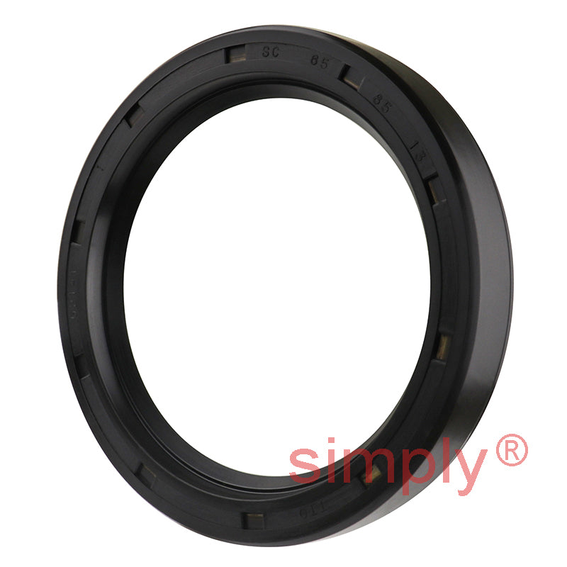 65x85x13mm Nitrile Rubber Single Lip Rotary Shaft Oil Seal with Garter Spring SC / R21