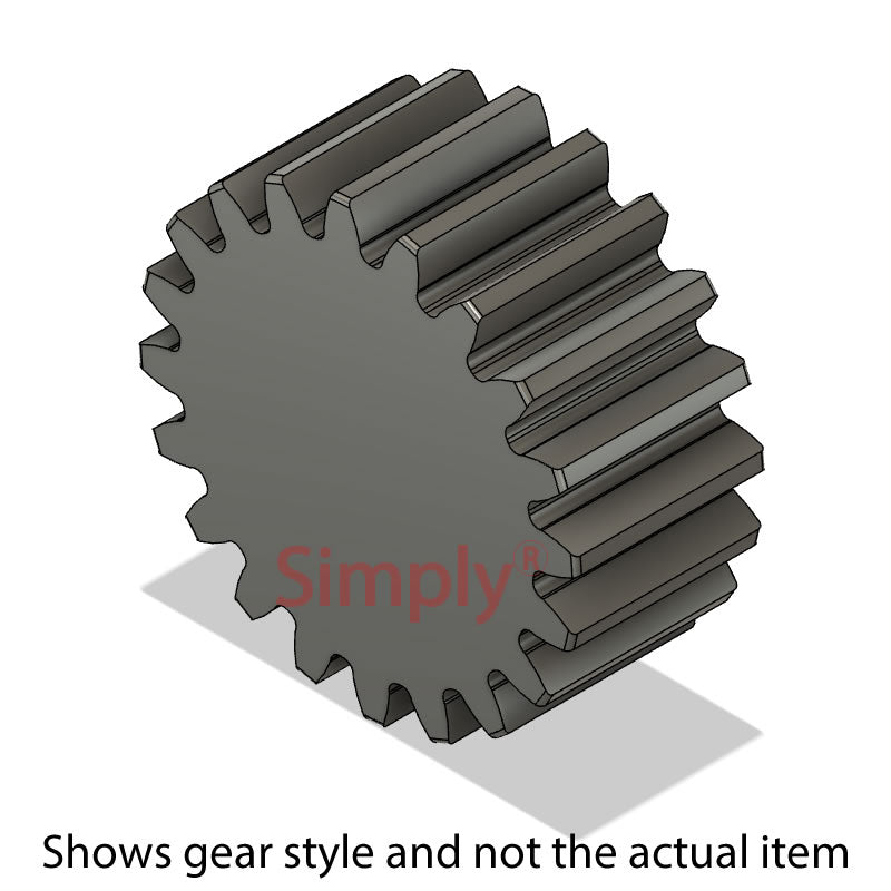 SS60/15B Unbored Metric EN8 Spur Gear 15 Tooth 6 Mod