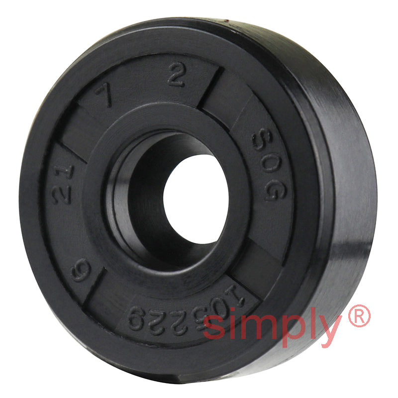 6x21x7mm Nitrile Rubber Single Lip Rotary Shaft Oil Seal R21 / SC Style