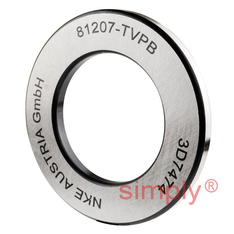 Major Brand 81207TN Cylindrical Roller Thrust Bearing with Nylon Cage 35x62x18mm