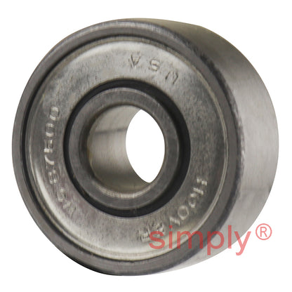 87500X Deep Groove Ball Bearing with Flush Inner Ring Felt Front Seal and Steel Back Seal 10x30x12.7mm