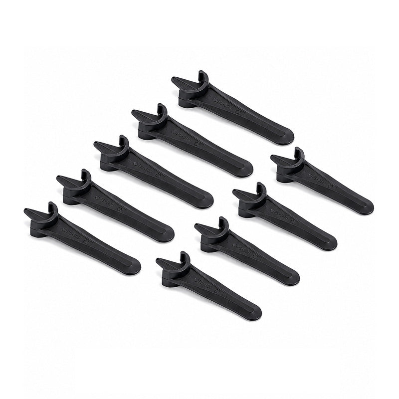 FL245 Lawn Mower Plastic Blades with Half Moon Mounting Pack of 10 By ALM - Fits Flymo