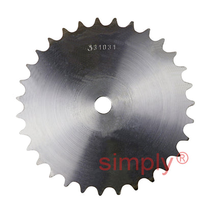 31 Tooth 10B Simplex Pilot Bore Sprocket for 5/8 inch Pitch Chain