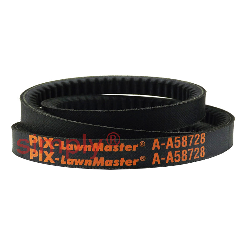 A-A58728 Lawn and Garden Machinery V-Belt Fits Atco / Qualcast