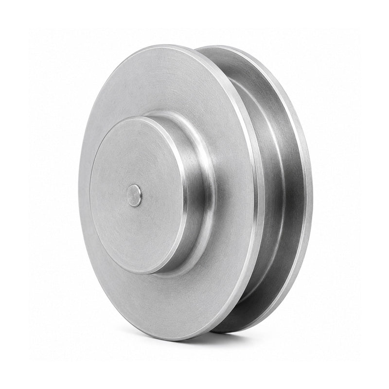 SPZ Section Un-Bored Aluminium Pulley with 1 Groove 120mm Pitch Diameter