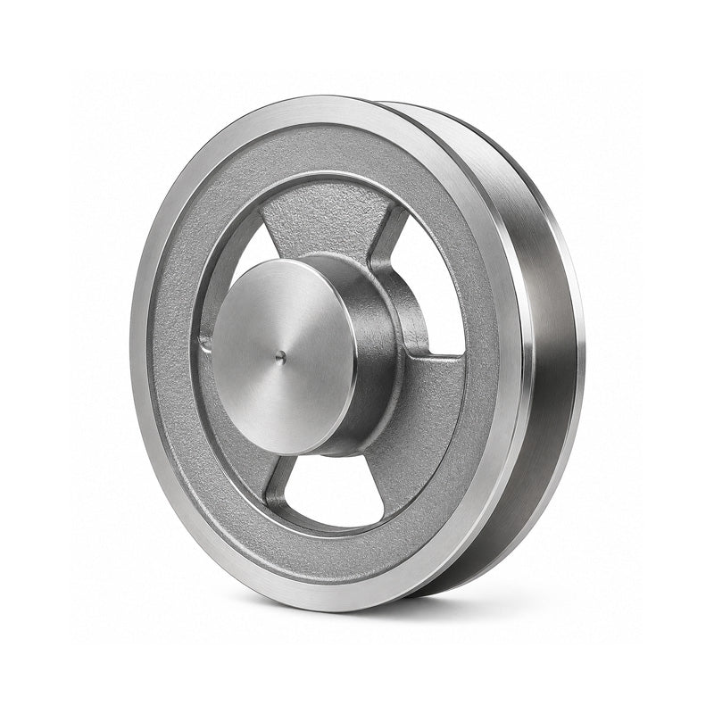 SPZ Section Un-Bored Aluminium Pulley with 1 Groove 100mm Pitch Diameter