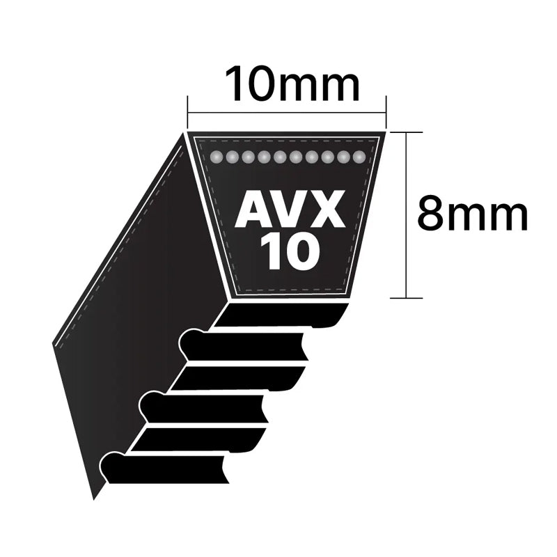 Major Brand AVX10x660 AVX-Section Cogged V-Belt